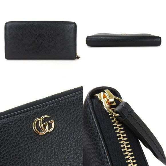 GUCCI GG Marmont Leather Zip Wallet - Picture 4 of 6